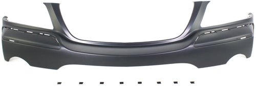 PACIFICA 04-06 FRONT BUMPER COVER, Upper, Primed, w/ Chrome Insert