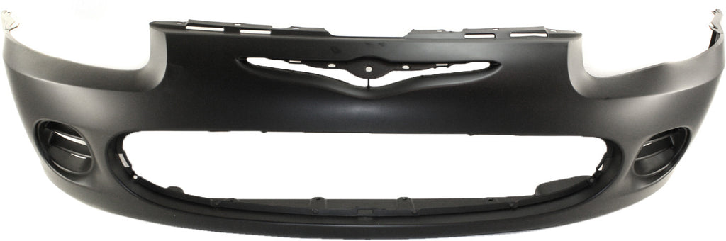 SEBRING 01-03 FRONT BUMPER COVER, Primed, w/o Fog Light Holes, Sedan