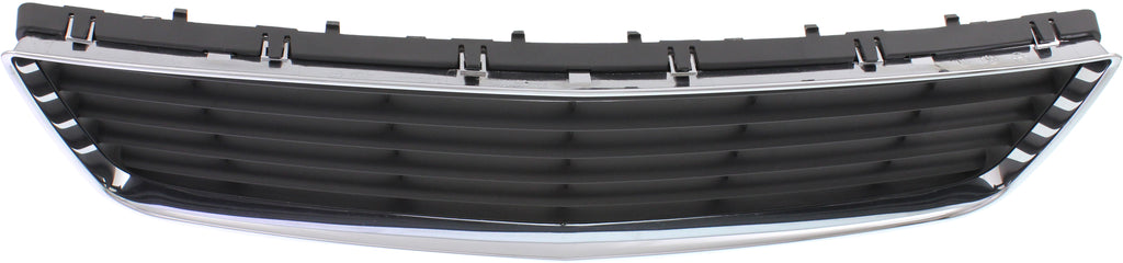 IMPALA 06-11 FRONT BUMPER GRILLE, Chrome Shell/Dark Gray Insert, (Exc. SS Model) - CAPA