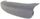 HHR 06-11 FRONT BUMPER GRILLE, Lower, Textured Gray, 2.2L/2.4L Eng.