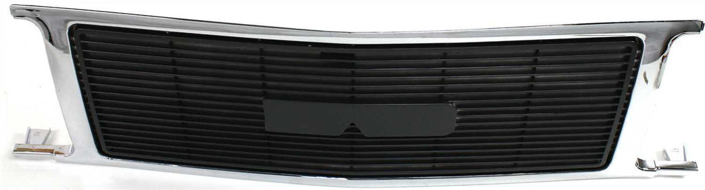 GMC G-SERIES VAN 92-96 GRILLE, Chrome Shell/Painted Gray Insert