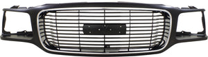 YUKON 92-00 GRILLE, Chrome Shell/Black Insert, w/ Denali Pkg