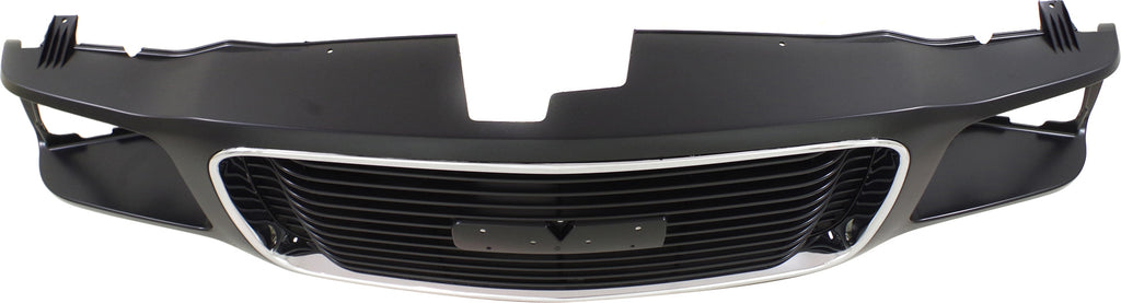 YUKON 92-00 GRILLE, Chrome Shell/Black Insert, w/ Denali Pkg