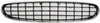 SEBRING 01-03 GRILLE, Plastic, Chrome Shell/Painted Black Insert, Sedan