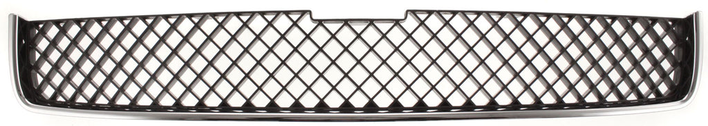 UPLANDER 05-09 FRONT BUMPER GRILLE, Upper, Chrome Shell/Textured Dark Gray Insert