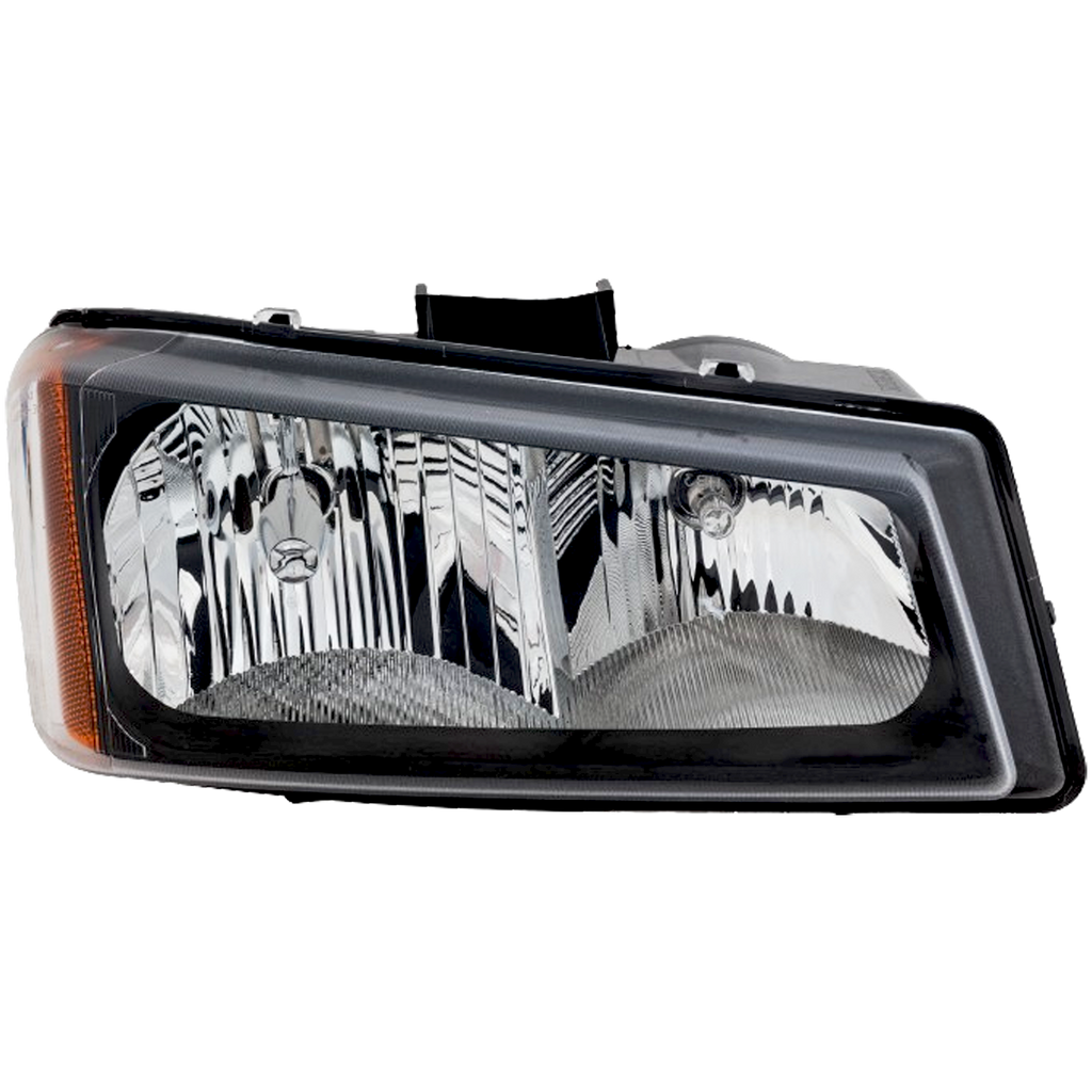 SILVERADO 03-06 HEAD LAMP RH, Assembly, Halogen, Fluted Reflector, Includes 2007 Classic - CAPA