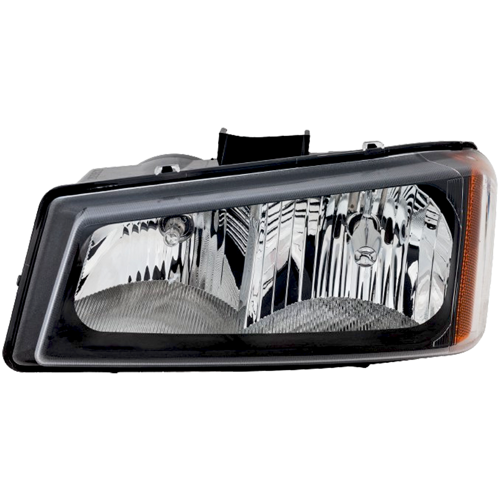 SILVERADO 03-06 HEAD LAMP LH, Assembly, Halogen, Fluted Reflector, Includes 2007 Classic - CAPA