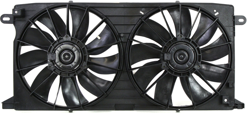 AURORA 01-03/DEVILLE 00-05 RADIATOR FAN ASSEMBLY, Dual Fan, 8 Cyl