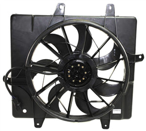 PT CRUISER 06-10 RADIATOR FAN ASSEMBLY, w/o Turbo, Convertible/Wagon