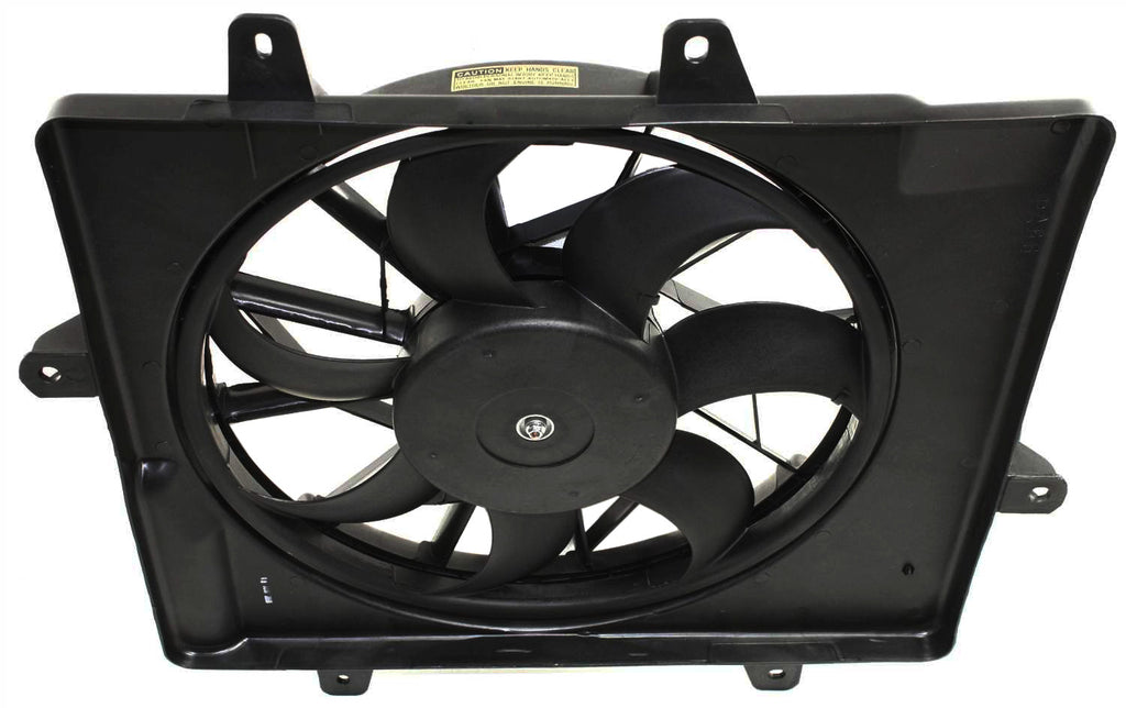 PT CRUISER 06-10 RADIATOR FAN ASSEMBLY, w/o Turbo, Convertible/Wagon