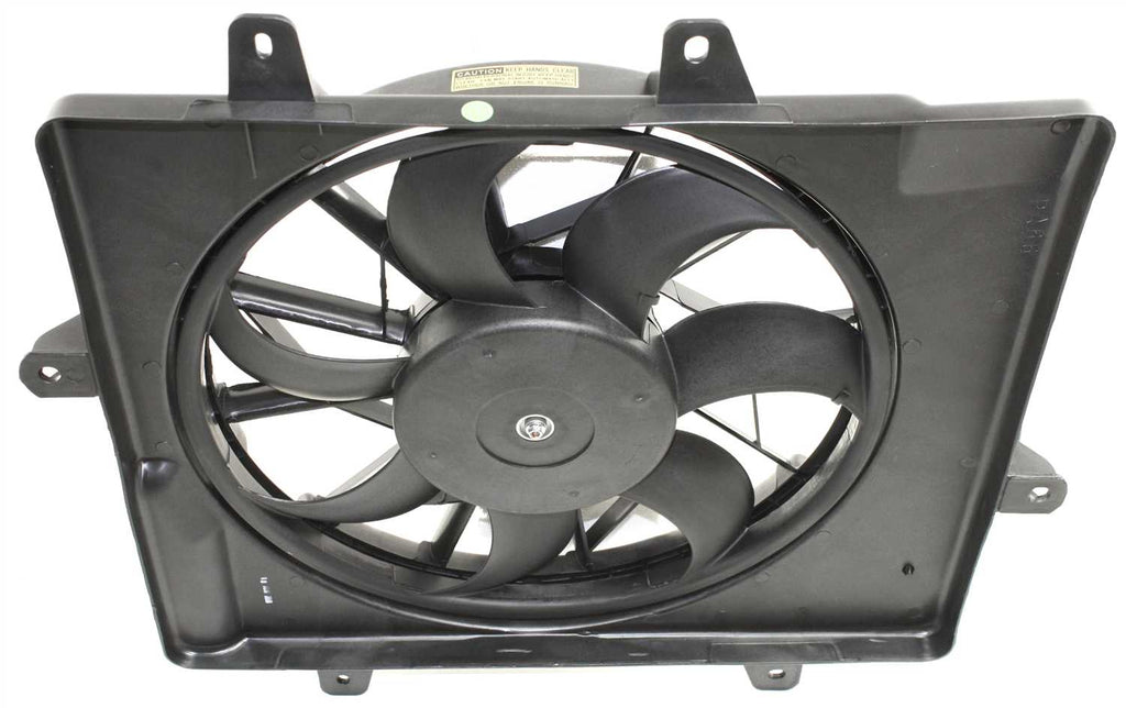 PT CRUISER 06-10 RADIATOR FAN ASSEMBLY, w/o Turbo, Convertible/Wagon