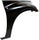 PT CRUISER 01-10 FRONT FENDER RH, Primed