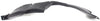 MALIBU 97-03/CLASSIC 04-05/CUTLASS 97-99 FRONT FENDER LINER LH, Rear Section
