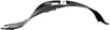 SEBRING 96-00 FRONT FENDER LINER LH, Rear Section, Convertible