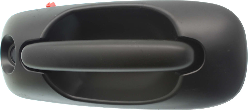 TOWN AND COUNTRY 01-07 FRONT EXTERIOR DOOR HANDLE RH, Smooth Black, w/ Keyhole
