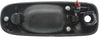 TOWN AND COUNTRY 01-07 FRONT EXTERIOR DOOR HANDLE RH, Smooth Black, w/ Keyhole