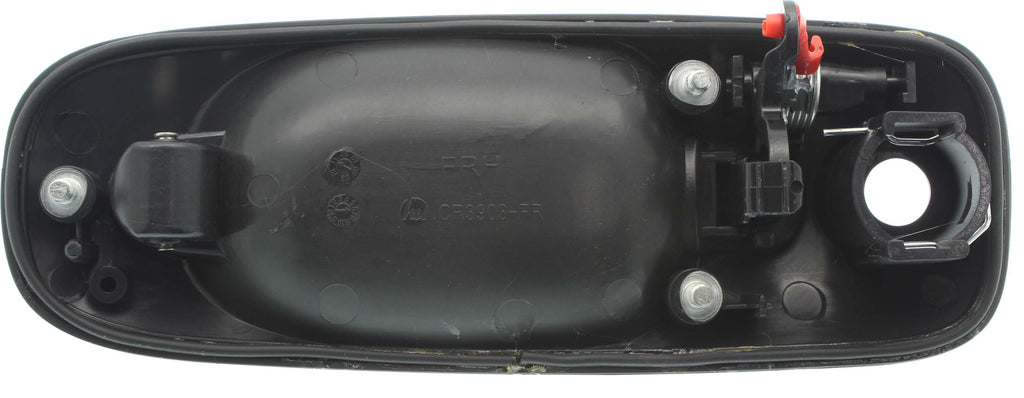TOWN AND COUNTRY 01-07 FRONT EXTERIOR DOOR HANDLE RH, Smooth Black, w/ Keyhole