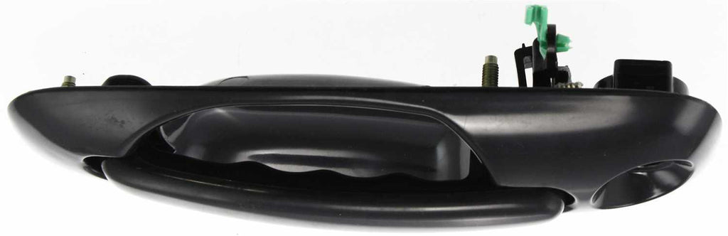 TOWN AND COUNTRY 01-07 FRONT EXTERIOR DOOR HANDLE LH, Smooth Black, w/ Keyhole