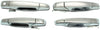 SILVERADO/SIERRA 1500 07-13/2500 HD/3500 HD 07-14 FRONT EXTERIOR DOOR HANDLE SET, All Chrme, 4-Dr Set (2 Keyhole)(andRR), Excludes 2007 Classic