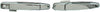 SILVERADO/SIERRA 1500 07-13/2500 HD/3500 HD 07-14 FRONT EXTERIOR DOOR HANDLE SET, All Chrme, 4-Dr Set (2 Keyhole)(andRR), Excludes 2007 Classic