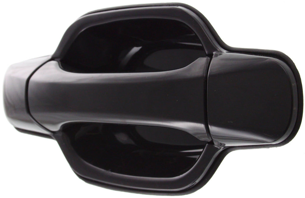 CANYON/COLORADO 04-12 REAR EXTERIOR DOOR HANDLE LH, Smooth Black, Plastic