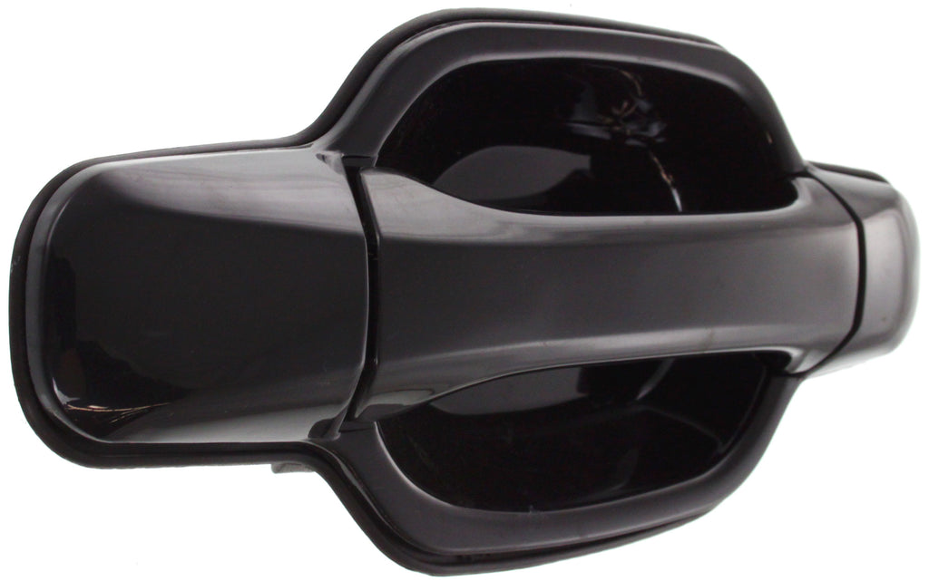 CANYON/COLORADO 04-12 REAR EXTERIOR DOOR HANDLE LH, Smooth Black, Plastic
