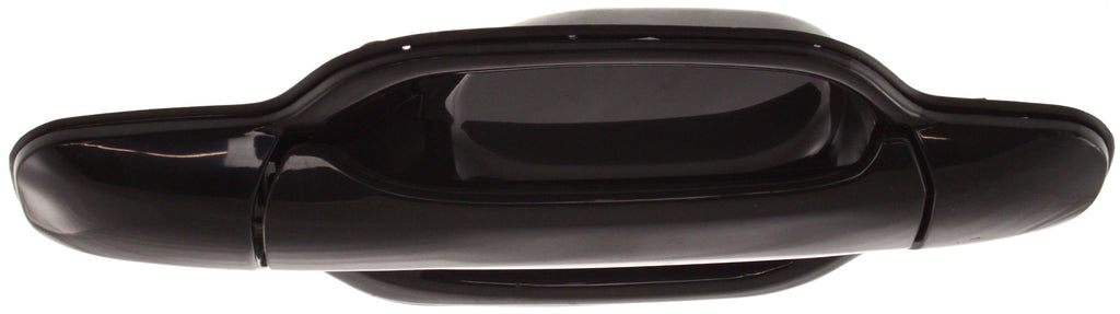 CANYON/COLORADO 04-12 REAR EXTERIOR DOOR HANDLE LH, Smooth Black, Plastic