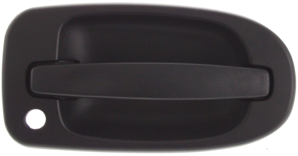 SILHOUETTE/VENTURE 97-04 EXTERIOR REAR DOOR HANDLE RH, Side Sliding Door, Txtrd Black, w/ Keyhole