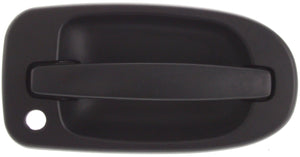 SILHOUETTE/VENTURE 97-04 EXTERIOR REAR DOOR HANDLE RH, Side Sliding Door, Txtrd Black, w/ Keyhole