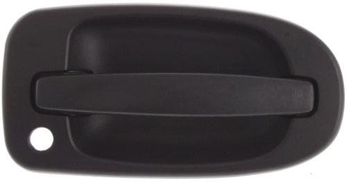 SILHOUETTE/VENTURE 97-04 EXTERIOR REAR DOOR HANDLE RH, Side Sliding Door, Txtrd Black, w/ Keyhole