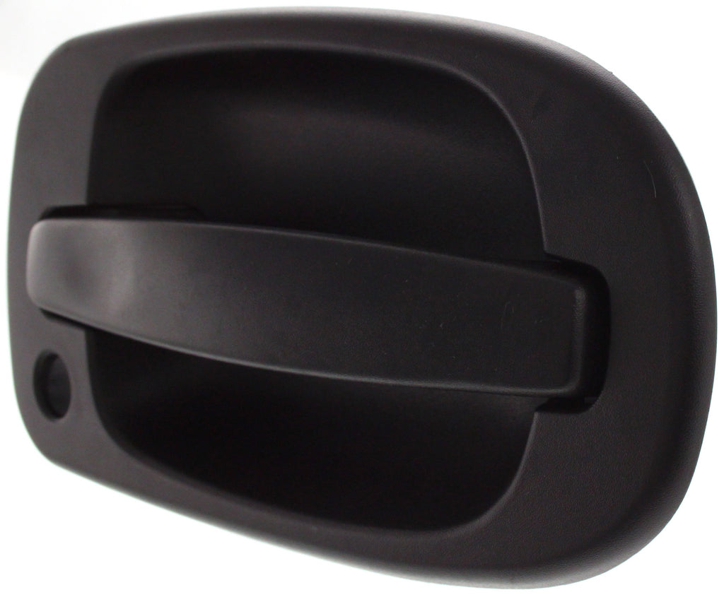 SILHOUETTE/VENTURE 97-04 EXTERIOR REAR DOOR HANDLE RH, Side Sliding Door, Txtrd Black, w/ Keyhole