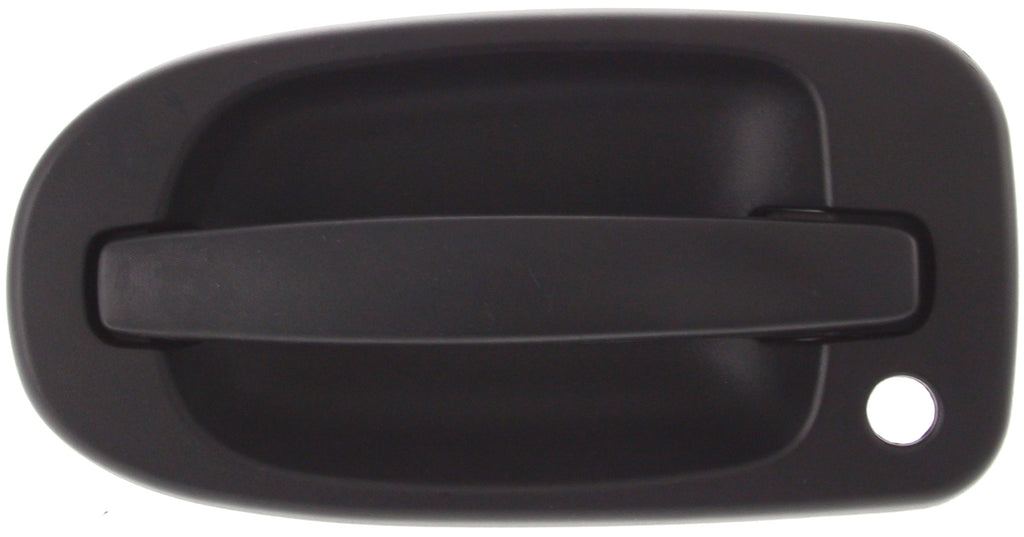 SILHOUETTE/VENTURE 97-04 EXTERIOR REAR DOOR HANDLE LH, Side Sliding Door, Txtrd Black, w/ Keyhole