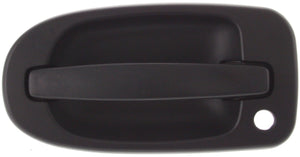 SILHOUETTE/VENTURE 97-04 EXTERIOR REAR DOOR HANDLE LH, Side Sliding Door, Txtrd Black, w/ Keyhole