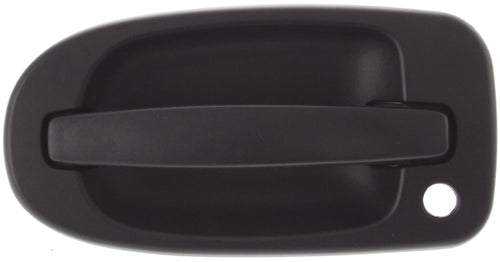 SILHOUETTE/VENTURE 97-04 EXTERIOR REAR DOOR HANDLE LH, Side Sliding Door, Txtrd Black, w/ Keyhole