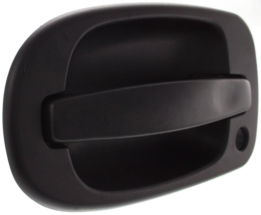 SILHOUETTE/VENTURE 97-04 EXTERIOR REAR DOOR HANDLE LH, Side Sliding Door, Txtrd Black, w/ Keyhole