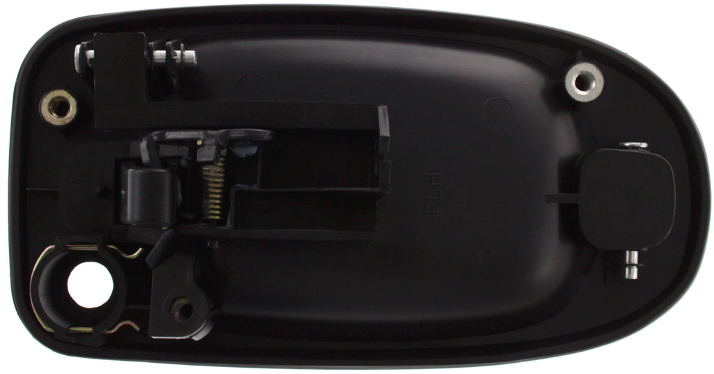 SILHOUETTE/VENTURE 97-04 EXTERIOR REAR DOOR HANDLE LH, Side Sliding Door, Txtrd Black, w/ Keyhole