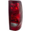 SILVERADO 1500/2500 03-03 TAIL LAMP RH, Lens and Housing, Fleetside - CAPA