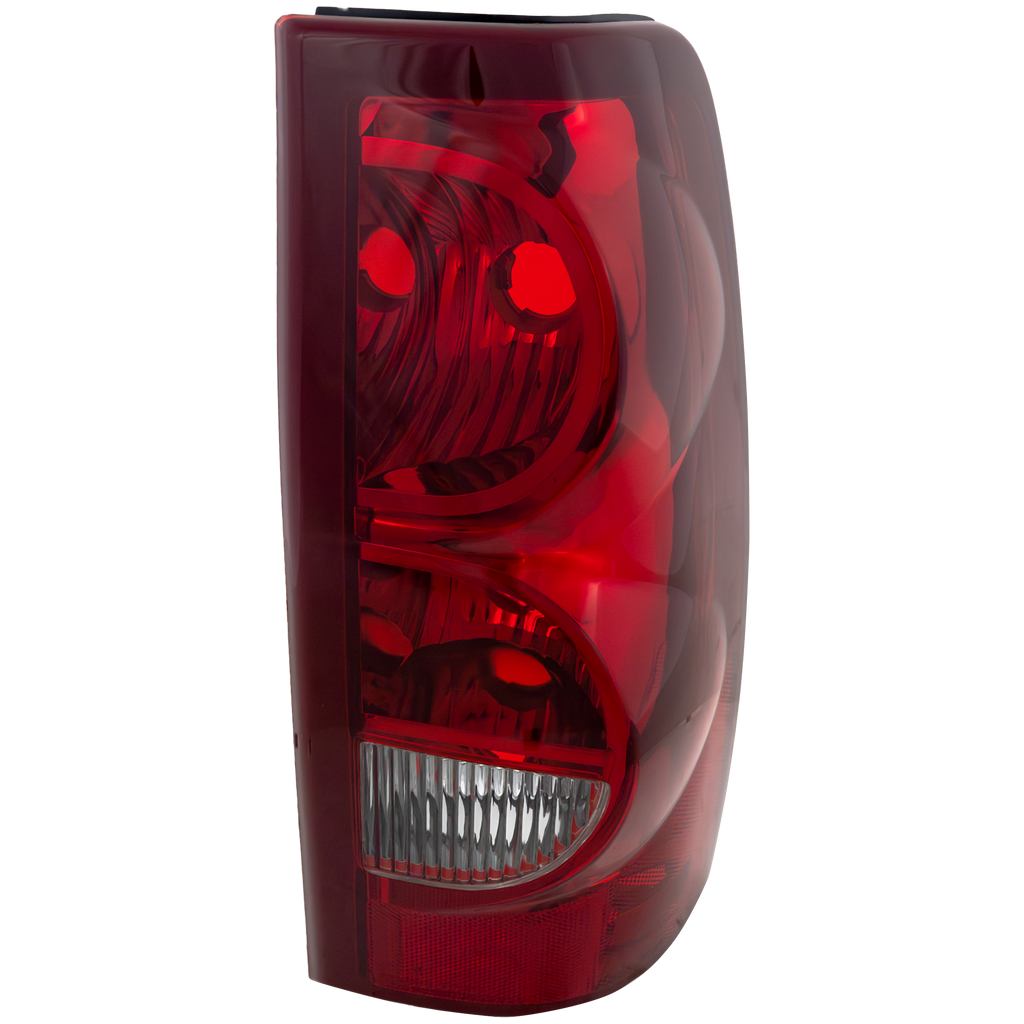 SILVERADO 1500/2500 03-03 TAIL LAMP RH, Lens and Housing, Fleetside - CAPA