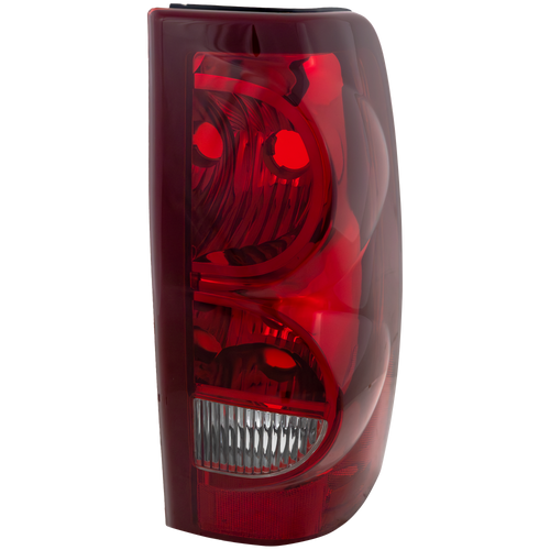 SILVERADO 1500/2500 03-03 TAIL LAMP RH, Lens and Housing, Fleetside - CAPA