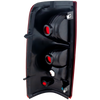 SILVERADO 1500/2500 03-03 TAIL LAMP RH, Lens and Housing, Fleetside - CAPA
