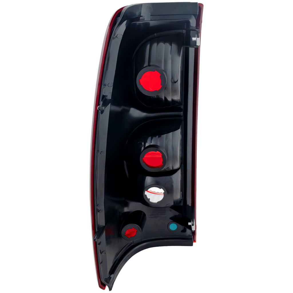 SILVERADO 1500/2500 03-03 TAIL LAMP RH, Lens and Housing, Fleetside - CAPA