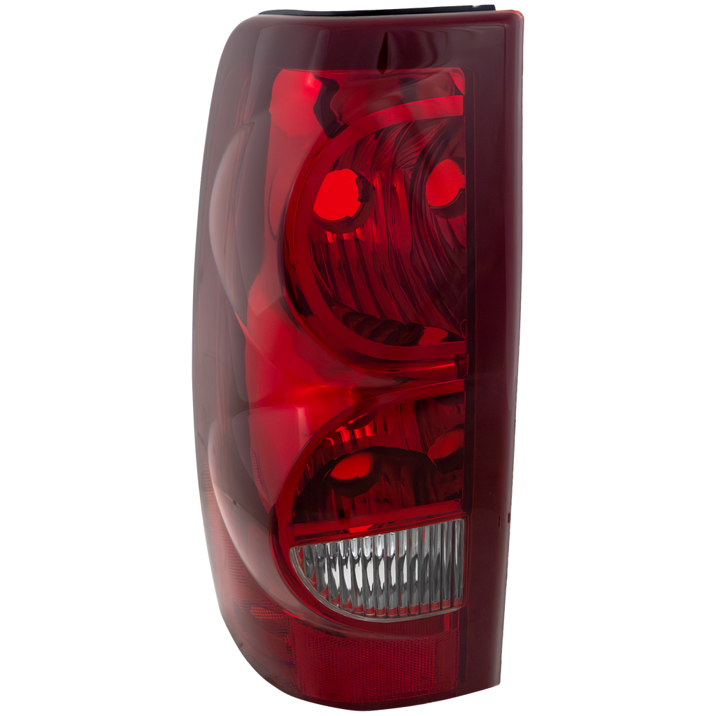 SILVERADO 1500/2500 03-03 TAIL LAMP LH, Lens and Housing, Fleetside - CAPA