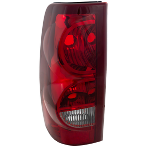 SILVERADO 1500/2500 03-03 TAIL LAMP LH, Lens and Housing, Fleetside - CAPA