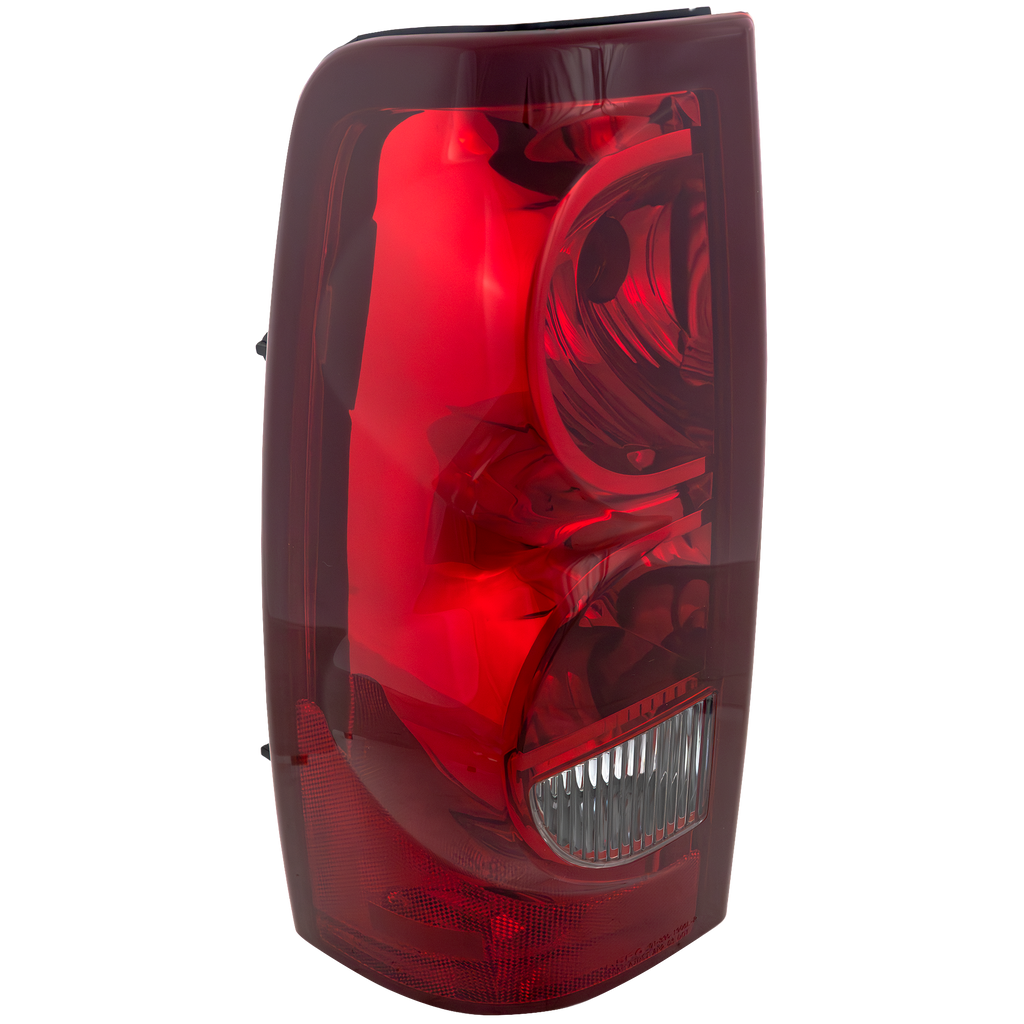 SILVERADO 1500/2500 03-03 TAIL LAMP LH, Lens and Housing, Fleetside - CAPA