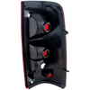 SILVERADO 1500/2500 03-03 TAIL LAMP LH, Lens and Housing, Fleetside - CAPA