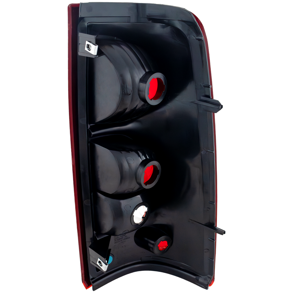 SILVERADO 1500/2500 03-03 TAIL LAMP LH, Lens and Housing, Fleetside - CAPA