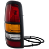 SILVERADO/SIERRA 3500 01-03 TAIL LAMP RH, Assembly, w/ Black Bezel, Fleetside