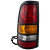 SILVERADO/SIERRA 3500 01-03 TAIL LAMP LH, Assembly, w/ Black Bezel, Fleetside