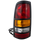 SILVERADO/SIERRA 3500 01-03 TAIL LAMP LH, Assembly, w/ Black Bezel, Fleetside