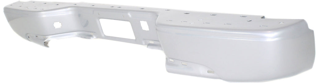 SILVERADO/SIERRA 99-06 STEP BUMPER, FACE BAR ONLY, w/o Pad, w/ Pad Provision, w/o Mounting Bracket, Silver, Fleetside, Includes 2007 Classic